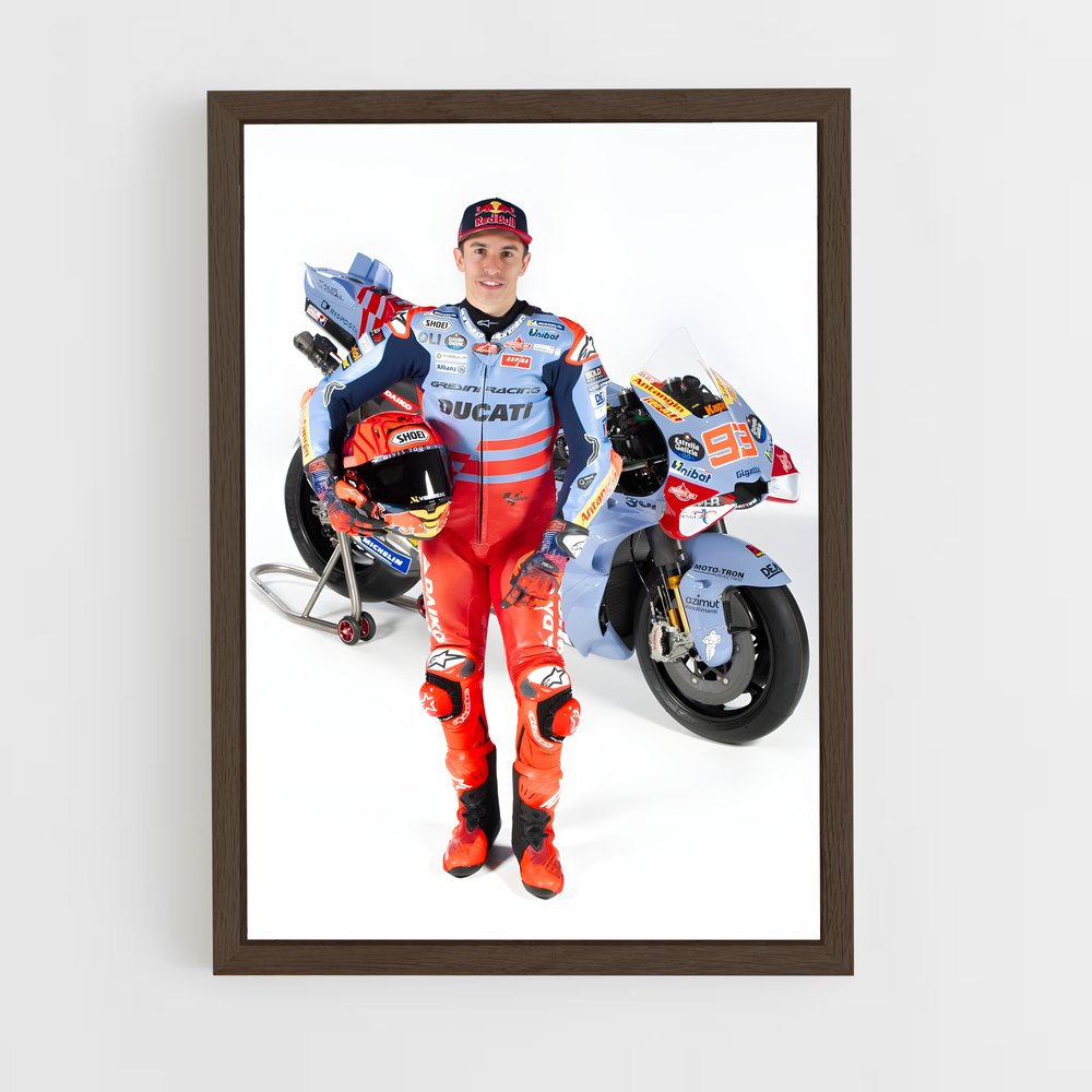 Poster Éclat Desmosedici GP23 – affiche Ducati (vue 5)
